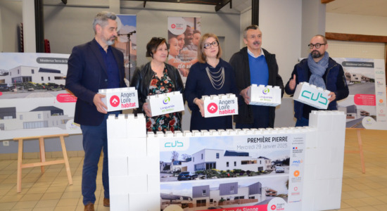 Pose de la 1ère pierre des résidences Terre de Sienne et Les Cerisiers à la Meiganne